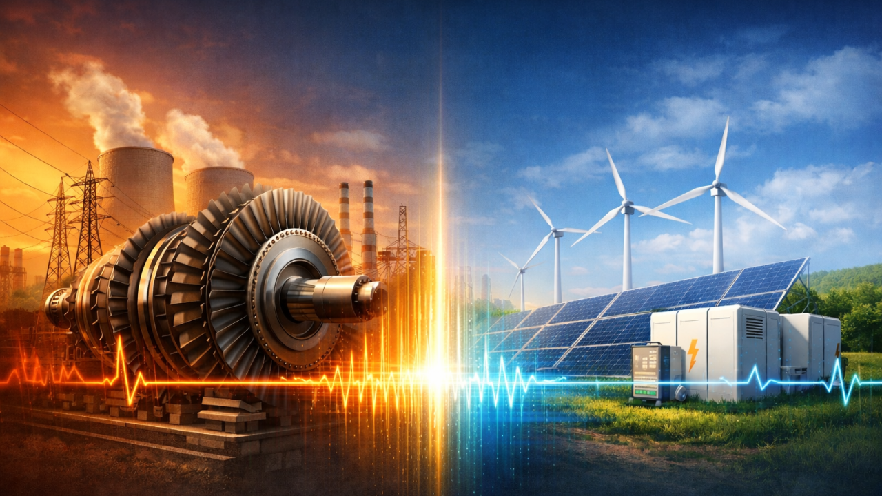 From Rotating Mass to Algorithms: The Changing Character of Inertia in Power Grids
