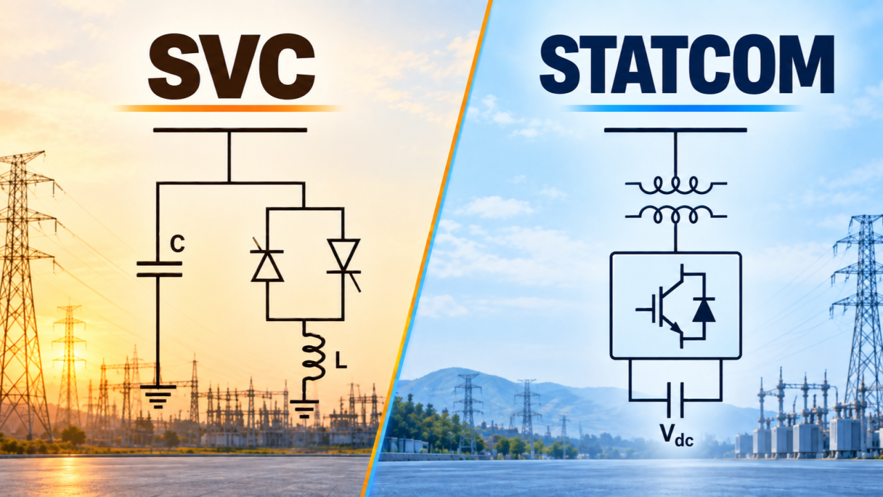 SVC or STATCOM? How Engineers Actually Choose a Reactive Power Compensator at the PCC.